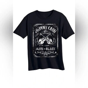 Toddler Boys' Short-Sleeve The Man in Black T-Shirt (Black) Size 18 months